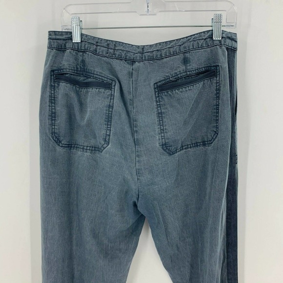 Anthropologie Hei Hei Bradey Chambray Trousers 27 - Picture 8 of 12